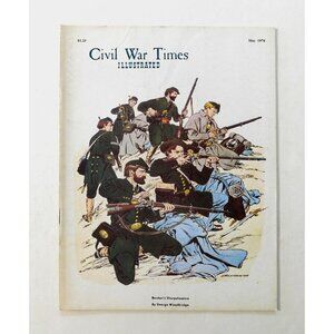 Civil War Times Illustrated May 1976 Magazine Roanoke Confederates Sharpshooters